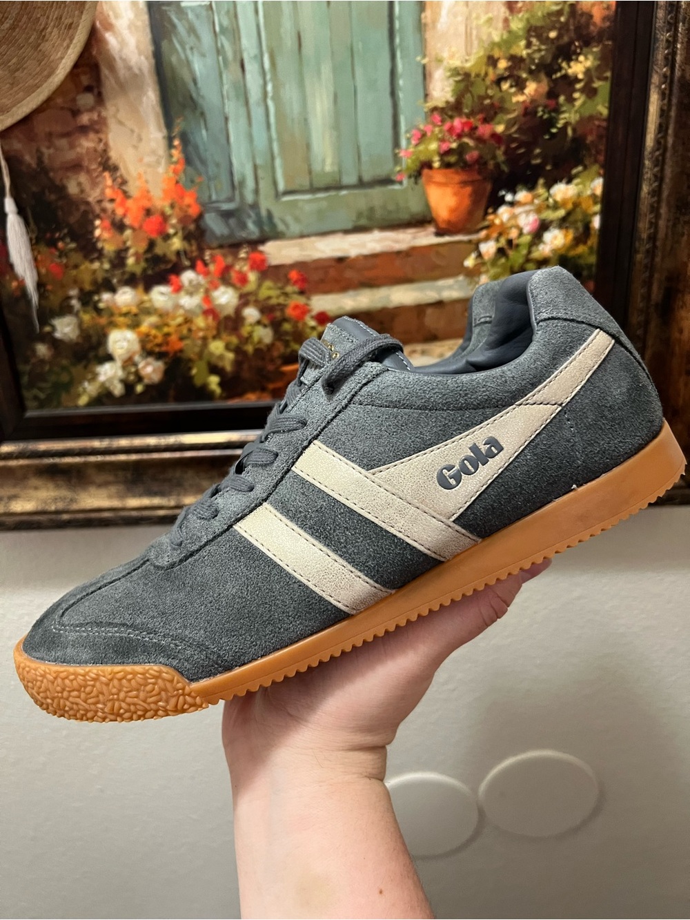 GOLA DAMEN HARRIER MIRROR Grau Gold sneakers - Picture 6 of 16